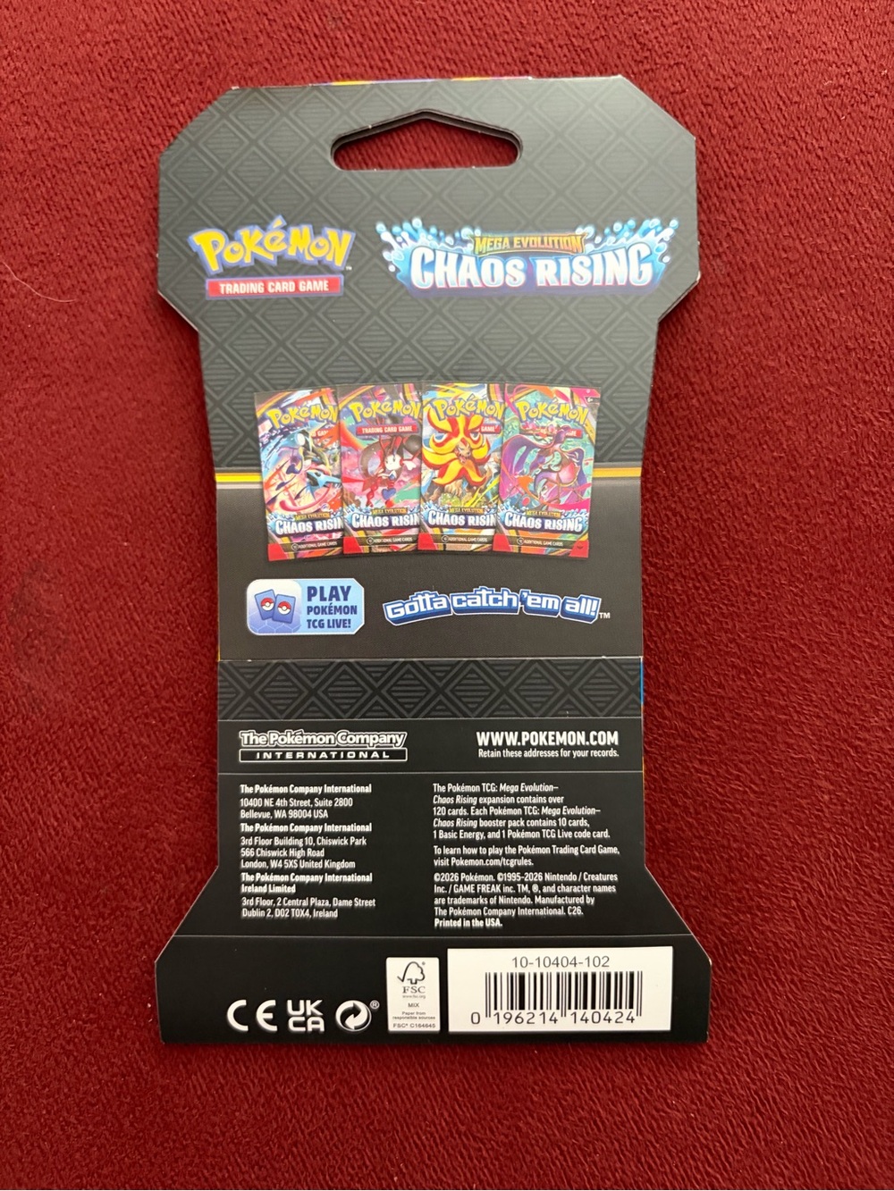 Pokemon Mega Evolution Chaos Rising - Picture 2 of 2